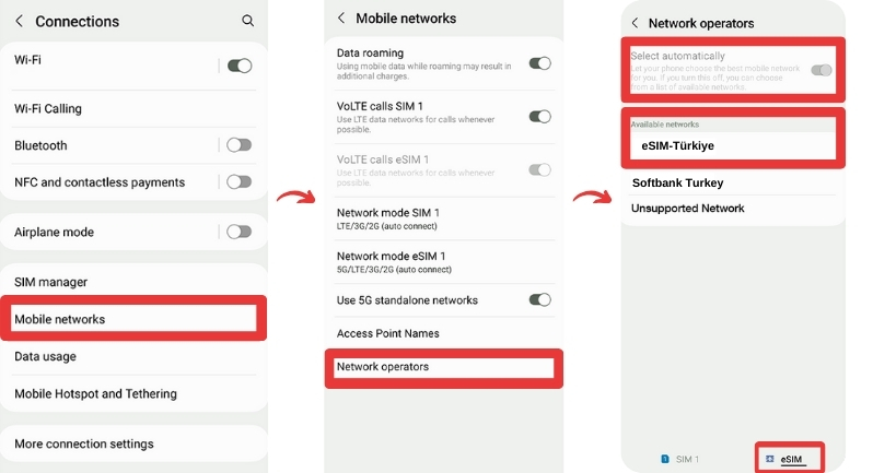 Unable to activate eSIM