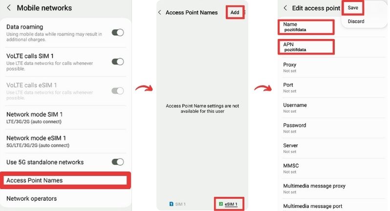 Unable to activate eSIM